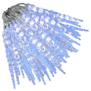 Luce Natale a Ghiacciolo 200 LED Blu 20 m Acrilico PVC 356229