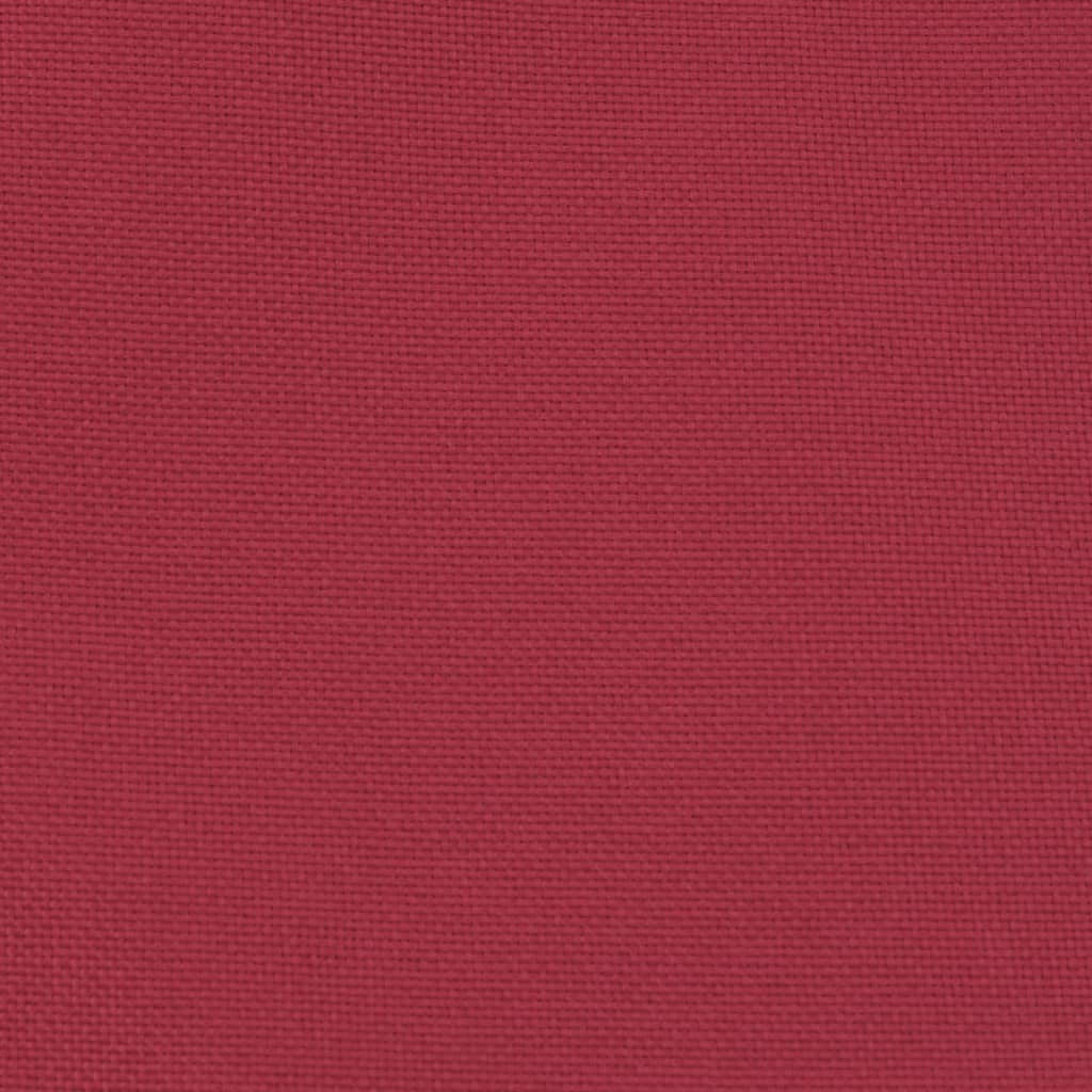 Poltrona Cabriolet con Poggiapiedi Rosso Vino in Tessuto 356434