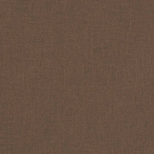 Poltrona Cabriolet con Poggiapiedi Marrone in Tessuto 356435