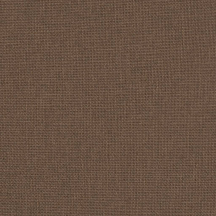 Poltrona Cabriolet con Poggiapiedi Marrone in Tessuto 356435