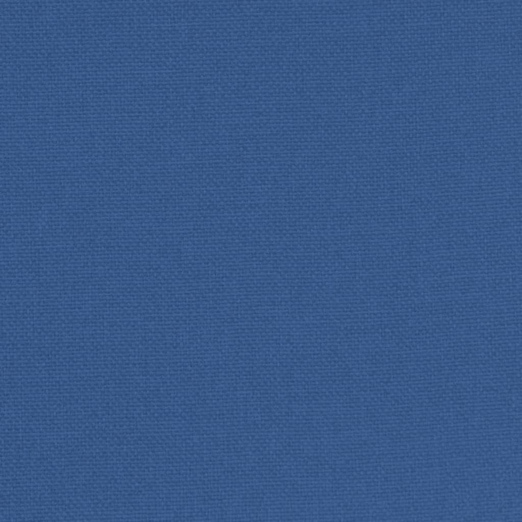 Poltrona Cabriolet con Poggiapiedi Blu in Tessuto 356438