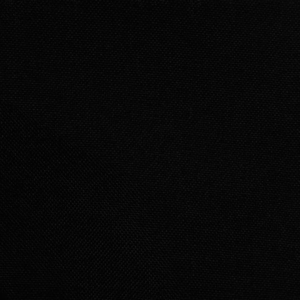 Poltrona Cabriolet con Poggiapiedi Nera in Tessuto 356439