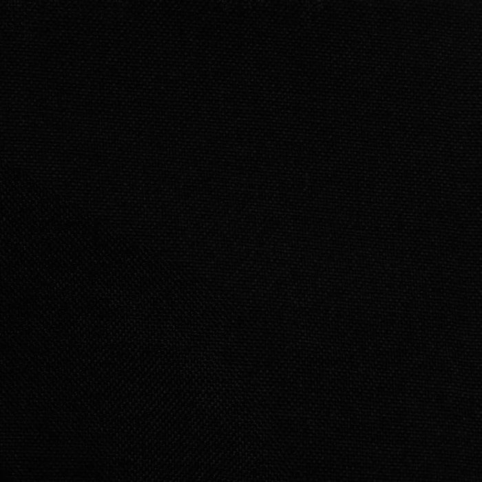 Poltrona Cabriolet con Poggiapiedi Nera in Tessuto 356439