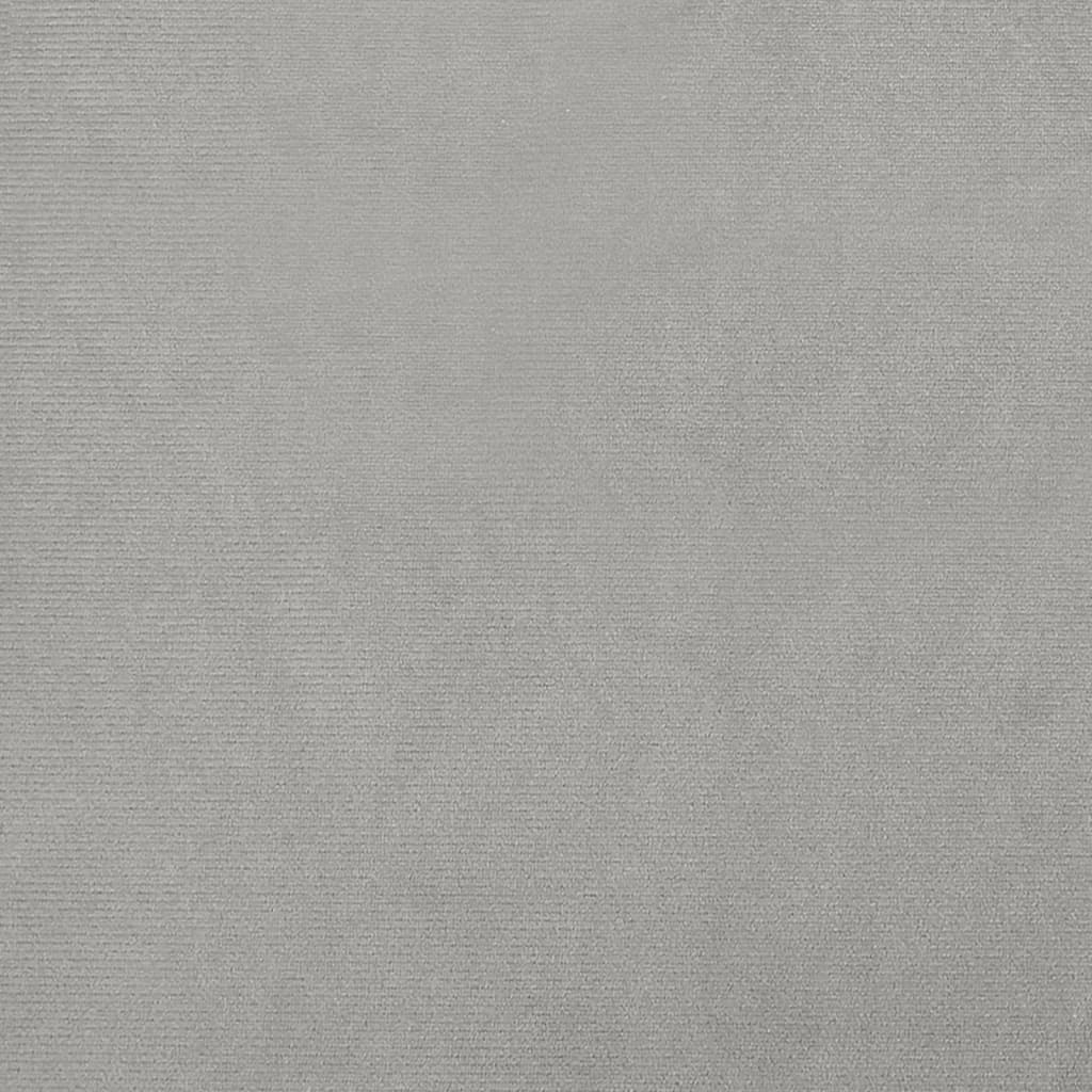 Poltrona Cabriolet Grigio Chiaro in Velluto 356441