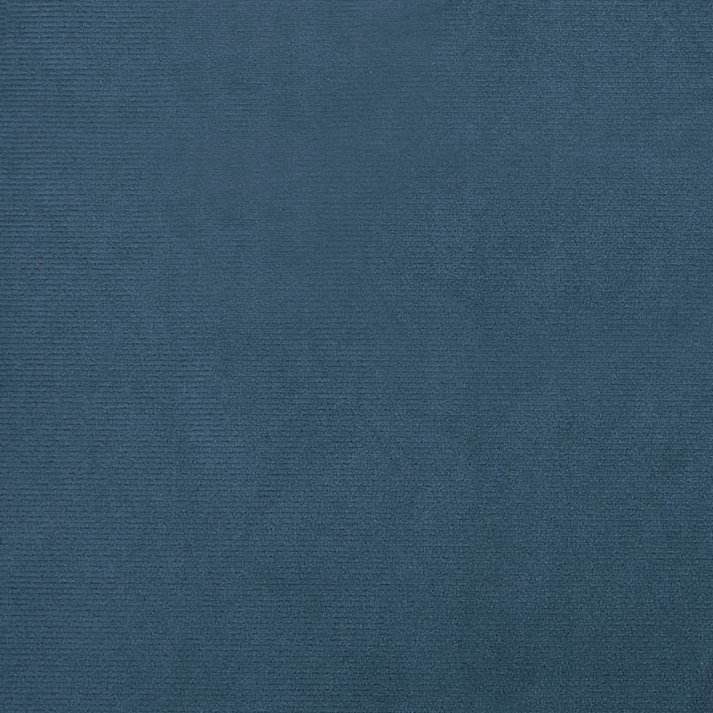 Poltrona Cabriolet Blu Scuro in Velluto