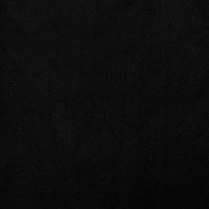 Poltrona Cabriolet con Poggiapiedi Nera in Velluto 356451