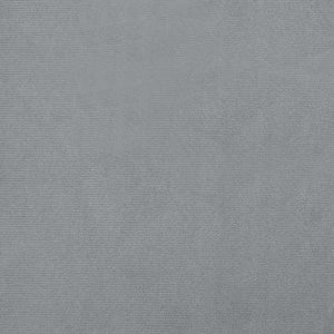 Poltrona Cabriolet con Poggiapiedi Grigio Scuro in Velluto 356478