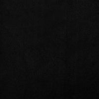 Poltrona Cabriolet con Poggiapiedi Nera in Velluto