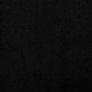 Poltrona Cabriolet con Poggiapiedi Nera in Velluto 356479