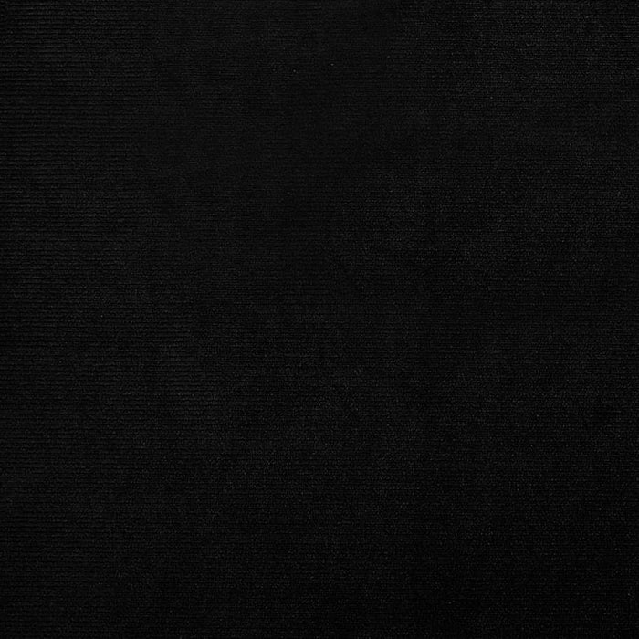 Poltrona Cabriolet con Poggiapiedi Nera in Velluto 356479