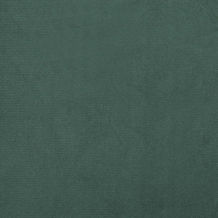 Poltrona Cabriolet con Poggiapiedi Verde Scuro in Velluto 356480