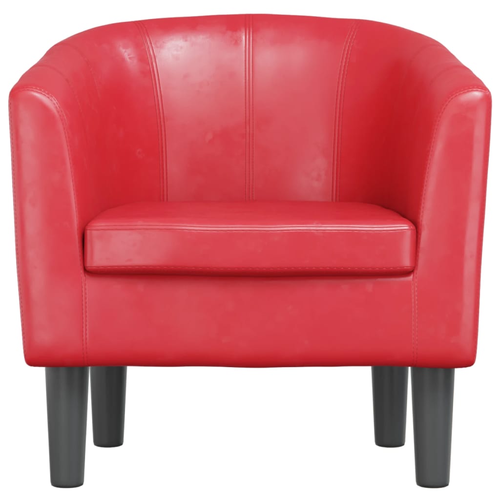 Poltroncina a Pozzetto Rossa in Similpellecod mxl 132567