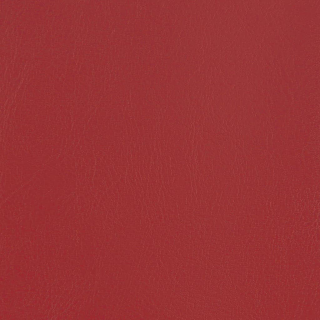 Poltrona a Pozzetto con Poggiapiedi Rosso Vino in Similpelle 356495