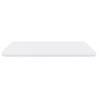 Materasso in Schiuma Bianco 160x200 cm 7 Zone Durezza 20 ILD