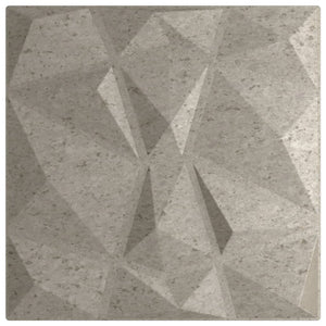 Pannelli Murali 24 pz Grigio Cemento 50x50 cm XPS 6 m² Diamante 356927