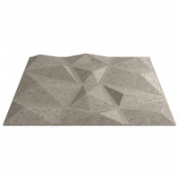 Pannelli Murali 24 pz Grigio Cemento 50x50 cm XPS 6 m² Diamante 356927