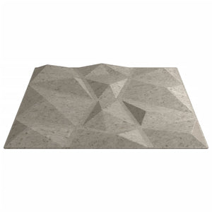 Pannelli Murali 24 pz Grigio Cemento 50x50 cm XPS 6 m² Diamante 356927