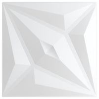 Pannelli Murali 24 pz Bianchi 50x50 cm XPS 6 m² Stella 356932