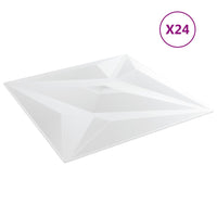 Pannelli Murali 24 pz Bianchi 50x50 cm XPS 6 m² Stella 356932