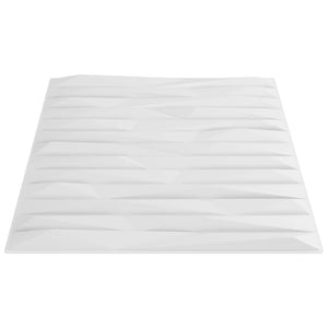 Pannelli Murali 12 pz Bianchi 50x50 cm XPS 3 m² Pietra 356937