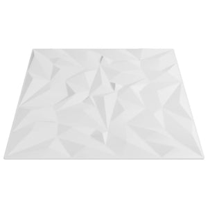 Pannelli Murali 48 pz Bianchi 50x50 cm XPS 12 m² Ametista 356945