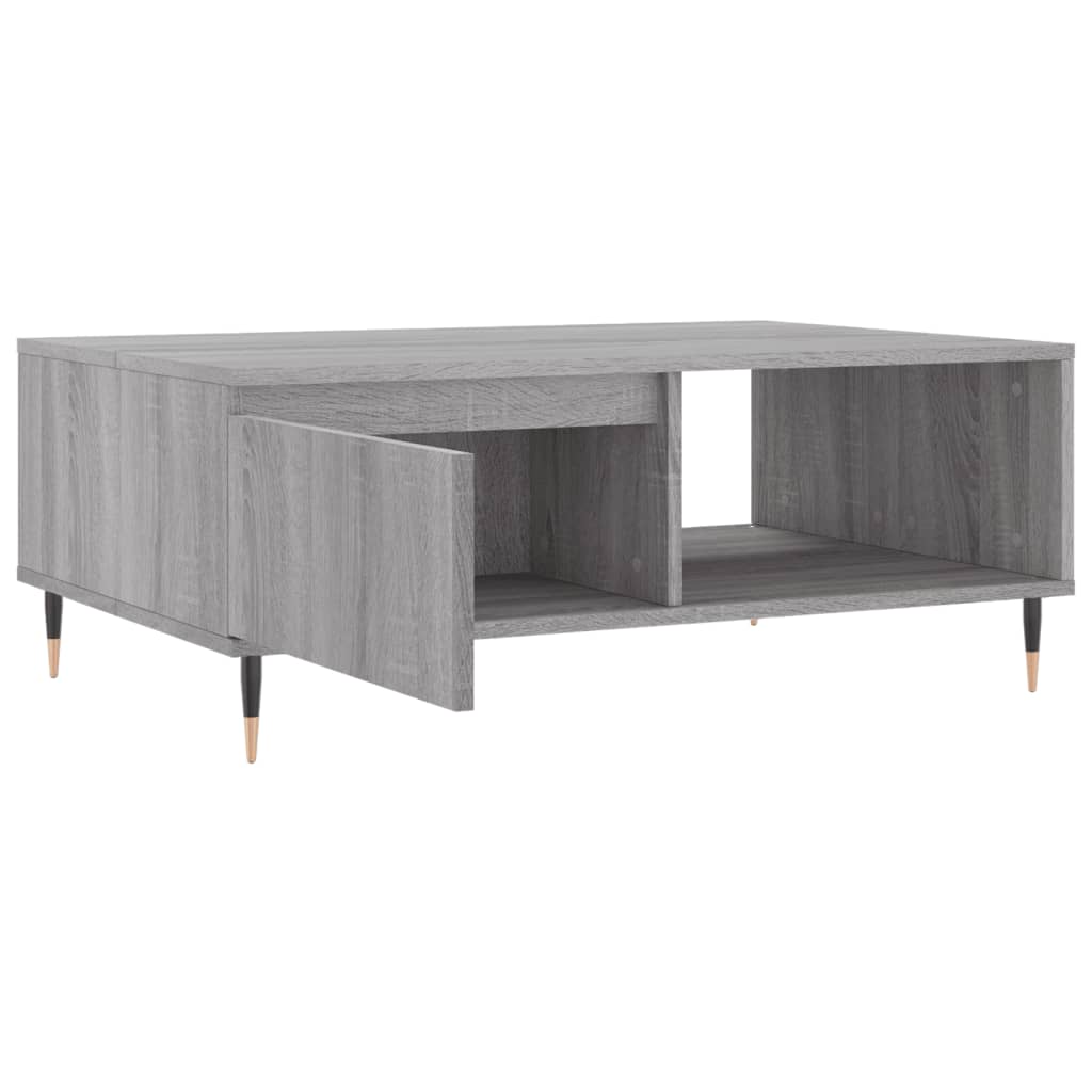 Tavolino da Salotto Grigio Sonoma 90x60x35 cm Legno Multistrato 827058