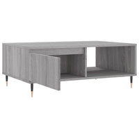 Tavolino da Salotto Grigio Sonoma 90x60x35 cm Legno Multistrato 827058
