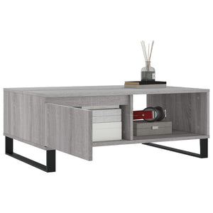 Tavolino da Salotto Grigio Sonoma 90x60x35 cm Legno Multistrato 827074