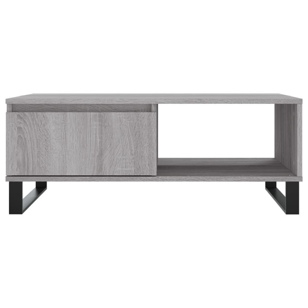 Tavolino da Salotto Grigio Sonoma 90x60x35 cm Legno Multistrato 827074