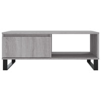 Tavolino da Salotto Grigio Sonoma 90x60x35 cm Legno Multistrato 827074