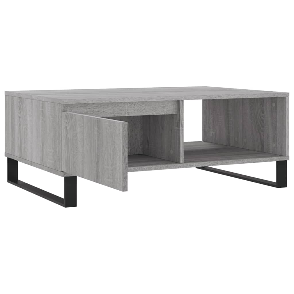 Tavolino da Salotto Grigio Sonoma 90x60x35 cm Legno Multistrato 827074
