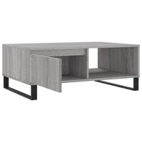 Tavolino da Salotto Grigio Sonoma 90x60x35 cm Legno Multistrato 827074
