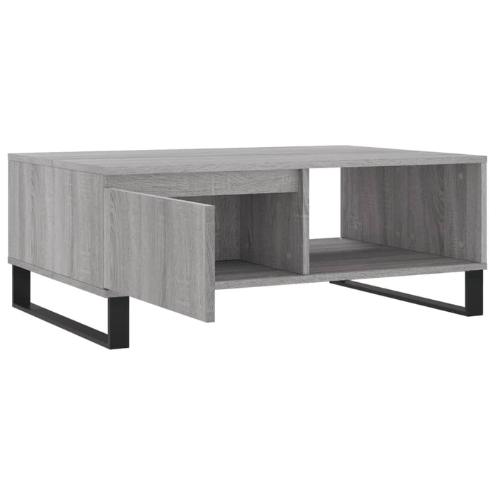 Tavolino da Salotto Grigio Sonoma 90x60x35 cm Legno Multistrato 827074