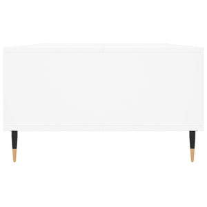 Tavolino da Salotto-Tavolino da soggiorno-Tavolo Bianco 104x60x35 cm in Legno Multistrato 562783