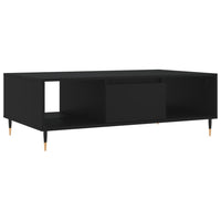 Tavolino da Salotto Nero 104x60x35 cm in Legno Multistrato 827077