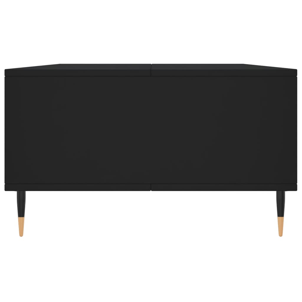Tavolino da Salotto Nero 104x60x35 cm in Legno Multistrato 827077