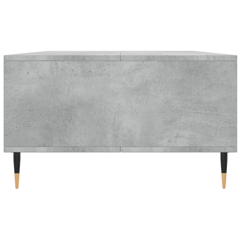 Tavolino Salotto-Tavolino da soggiorno-Tavolo Grigio Cemento 104x60x35 cm Legno Multistrato 616612