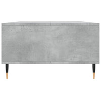Tavolino Salotto-Tavolino da soggiorno-Tavolo Grigio Cemento 104x60x35 cm Legno Multistrato 616612