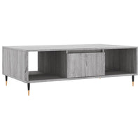 Tavolino da Salotto-Tavolino da soggiorno-Tavolo Grigio Sonoma 104x60x35cm Legno Multistrato 455823