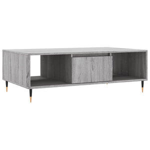 Tavolino da Salotto-Tavolino da soggiorno-Tavolo Grigio Sonoma 104x60x35cm Legno Multistrato 455823