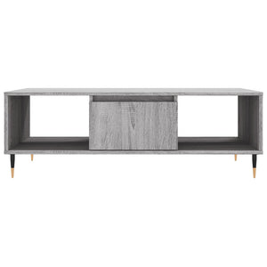 Tavolino da Salotto-Tavolino da soggiorno-Tavolo Grigio Sonoma 104x60x35cm Legno Multistrato 455823