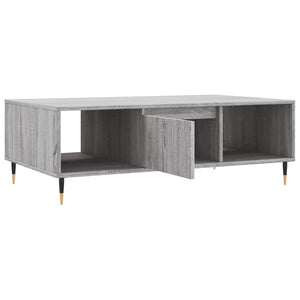 Tavolino da Salotto-Tavolino da soggiorno-Tavolo Grigio Sonoma 104x60x35cm Legno Multistrato 455823