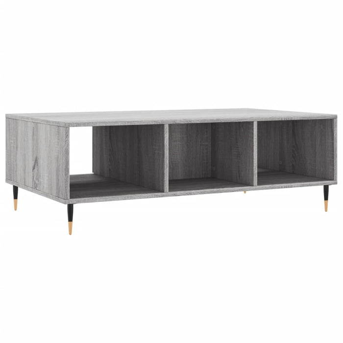 Tavolino da Salotto Grigio Sonoma 104x60x35cm Legno Multistrato 827082