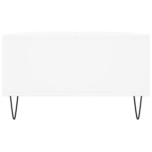 Tavolino da Salotto Bianco 104x60x35 cm in Legno Multistrato 827084
