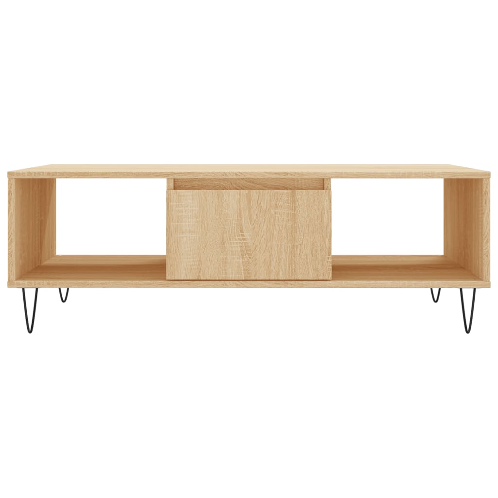 Tavolino da Salotto Rovere Sonoma 104x60x35cm Legno Multistrato 827087