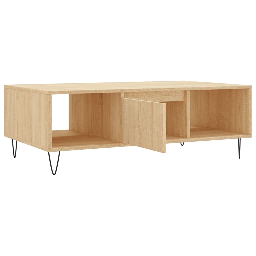 Tavolino da Salotto Rovere Sonoma 104x60x35cm Legno Multistrato 827087
