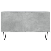 Tavolino Salotto Grigio Cemento 104x60x35 cm Legno Multistrato 827088