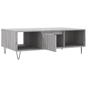 Tavolino da Salotto-Tavolino da soggiorno Grigio Sonoma 104x60x35cm Legno Multistrato