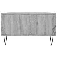 Tavolino da Salotto-Tavolino da soggiorno Grigio Sonoma 104x60x35cm Legno Multistrato