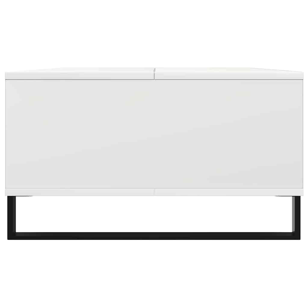 Tavolino da Salotto Bianco 104x60x35 cm in Legno Multistrato 827092